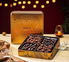 Choko La Cosmos Chocolate Hamper 400 g – Premium Chocolate Coated Dried Fruits & Nuts Gift Box | Gourmet Festival Assortment