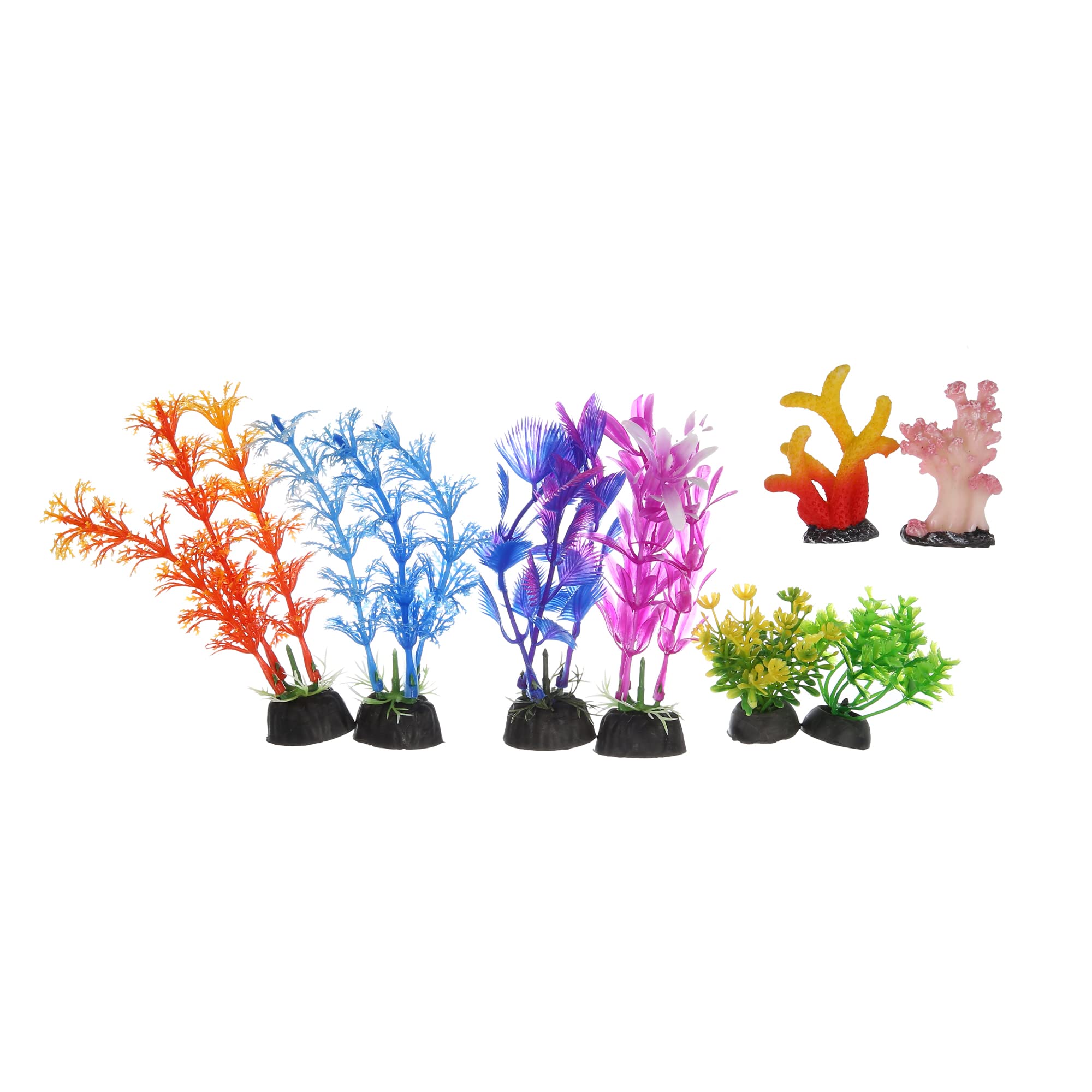 VOCOSTE Acuario Plantas Juego, Peces Tanque Plantas Falsas Peces Tanque Decoración Plantas