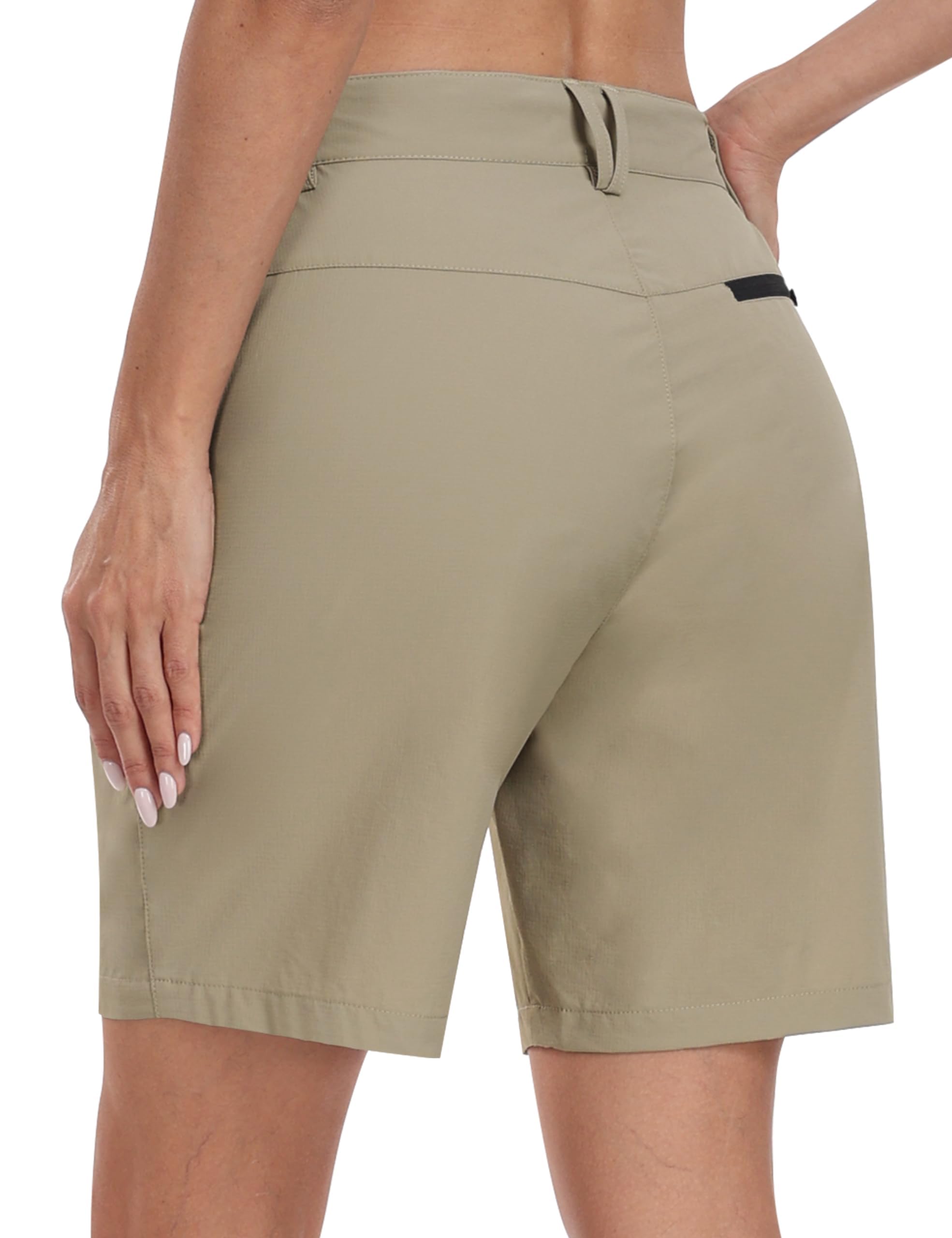 MoFiz Pantacourt léger pour femme - Capris décontracté pour voyage d'été - Short ample avec poches zippées, A04-bleu marine, Taille 3XL