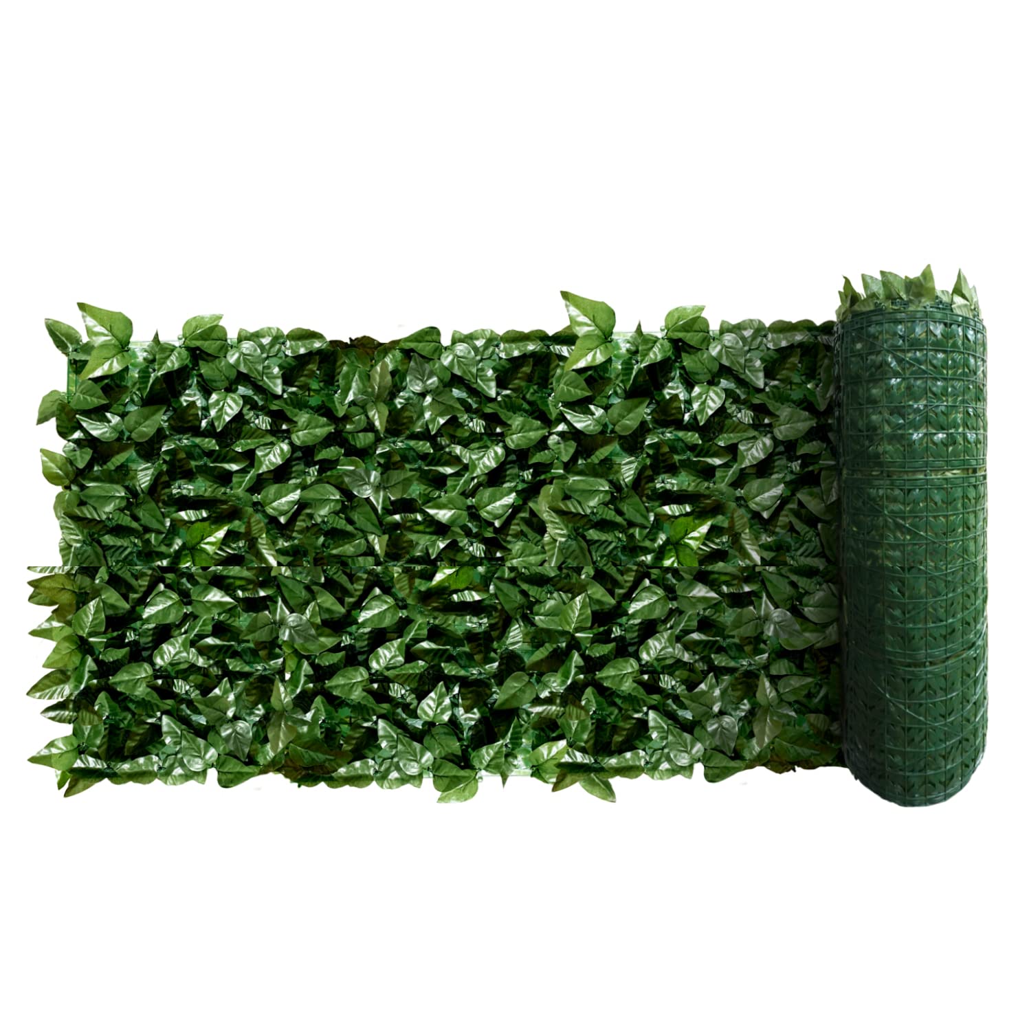 Patio Paradise 3' x 8' Faux Laurel Privacy Fence Screen with Mesh Back-Artificial Leaf Vine Hedge Outdoor Decor-Garden Backyard Decoration Panels Fence Cover