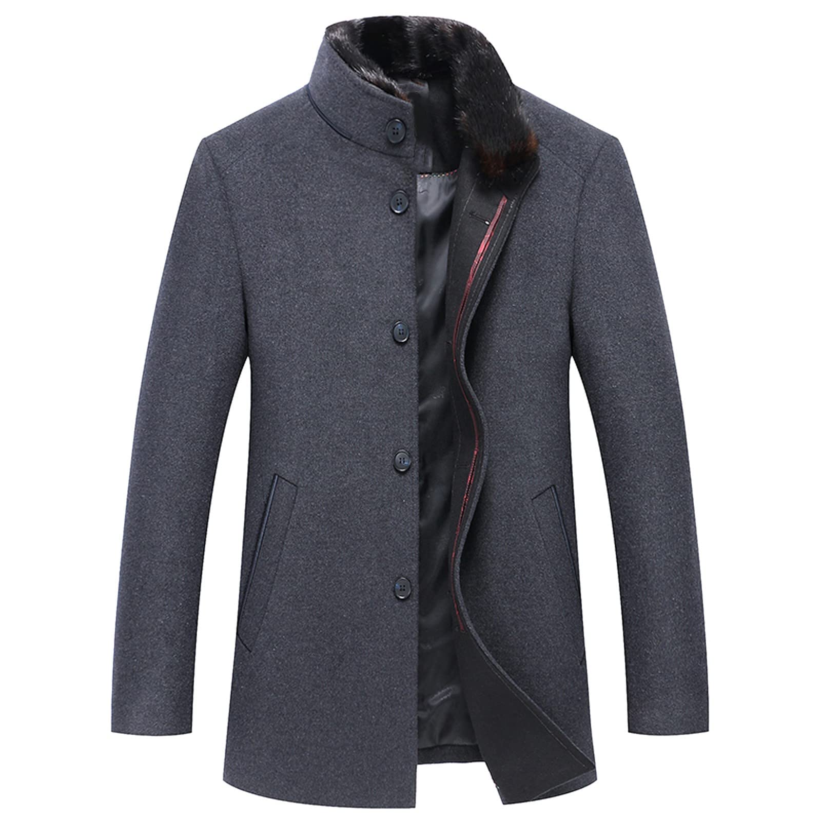Heren blazer pak jas slim fit smoking casual sportjassen sluiting vest jas formele zakelijke pak jassen solide blazer voor bruiloft zaken, Zwart, XL