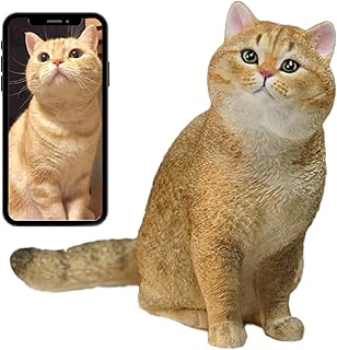 Personalized Dog Cat Full Body Figurines Sculpture Custom Pet Plaster St...