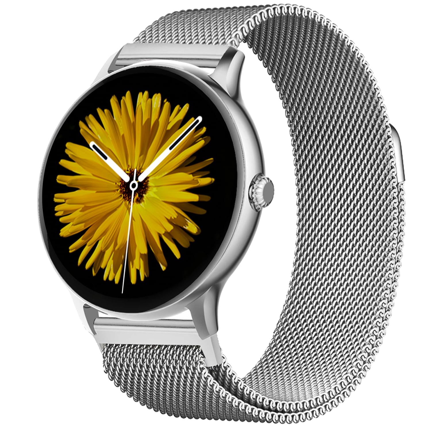 Fire-Boltt Phoenix Ultra Luxury Stainless Steel, Bluetooth Calling Smartwatch, AI Voice Assistant, Metal Body with 120+ Sports Modes, SpO2, Heart Rate Monitoring (Silver)