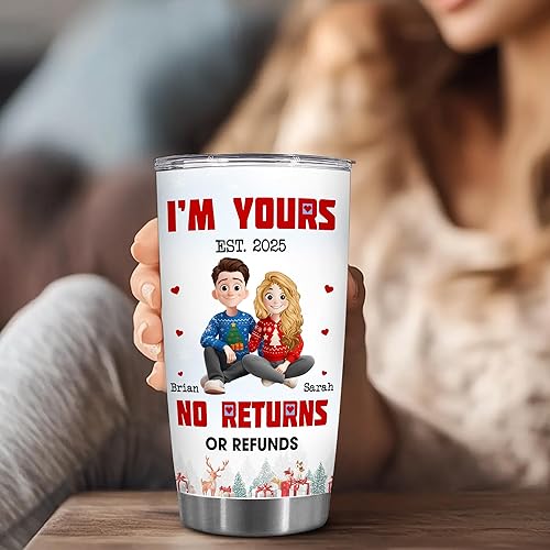 Miniatura 4 de Regalos personalizados para parejas para mujeres, hombres, Navidad, aniversario, regalos de boda para marido, esposa, regalo para él, ella, vaso de