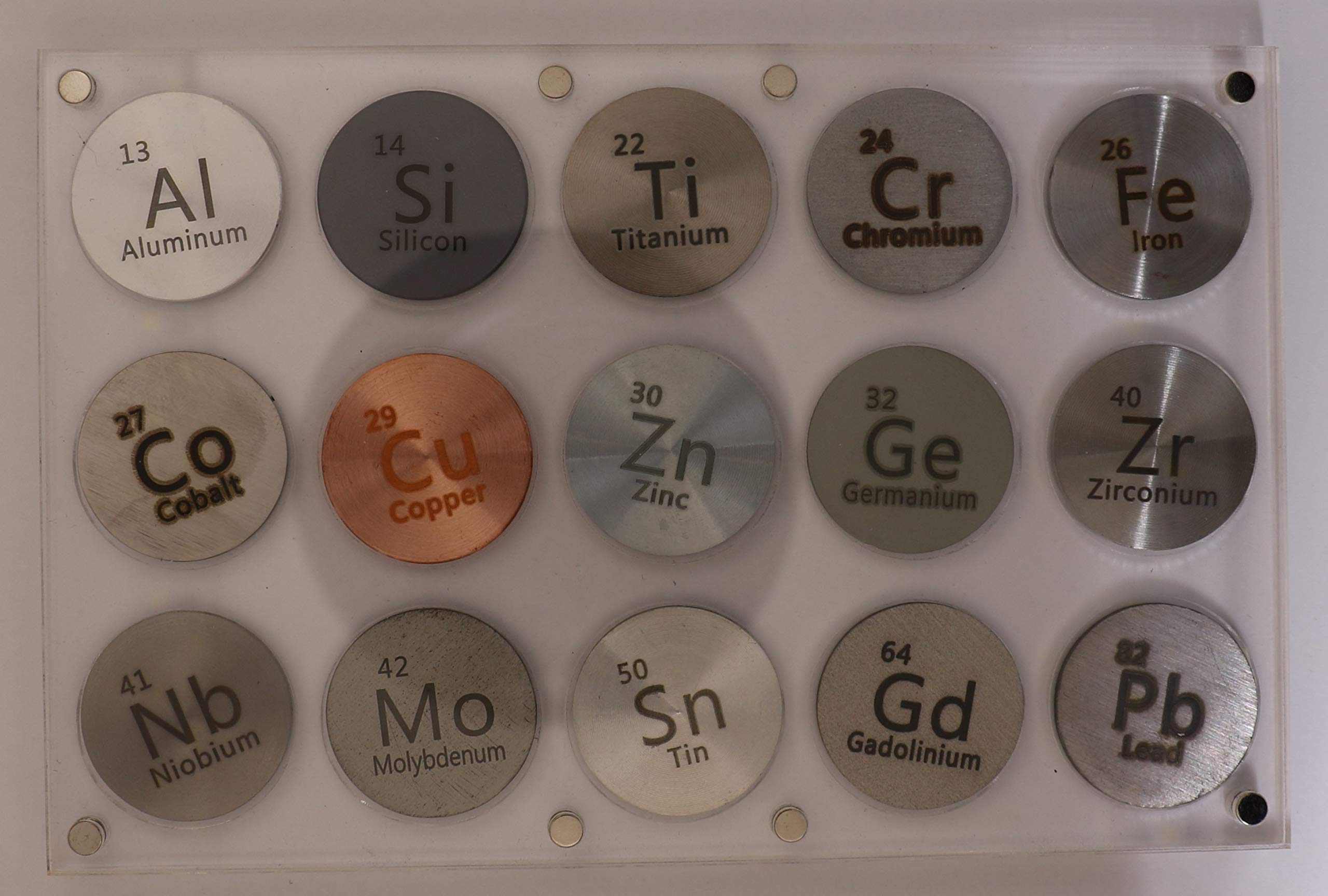 Leere Acryl-Vitrine für 15 Discs oder Münzen.