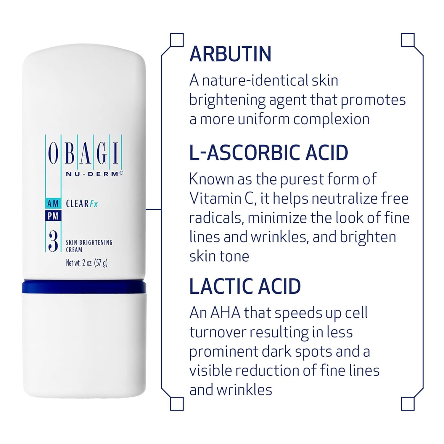 Obagi Medical Nu-Derm Hyperpigmentation Essentials with Clear Fx Cream, Blend Fx Night Cream, & Exfoderm Forte Exfoliator – Brightening & Exfoliating Hyperpigmentation Regimen - Image 3