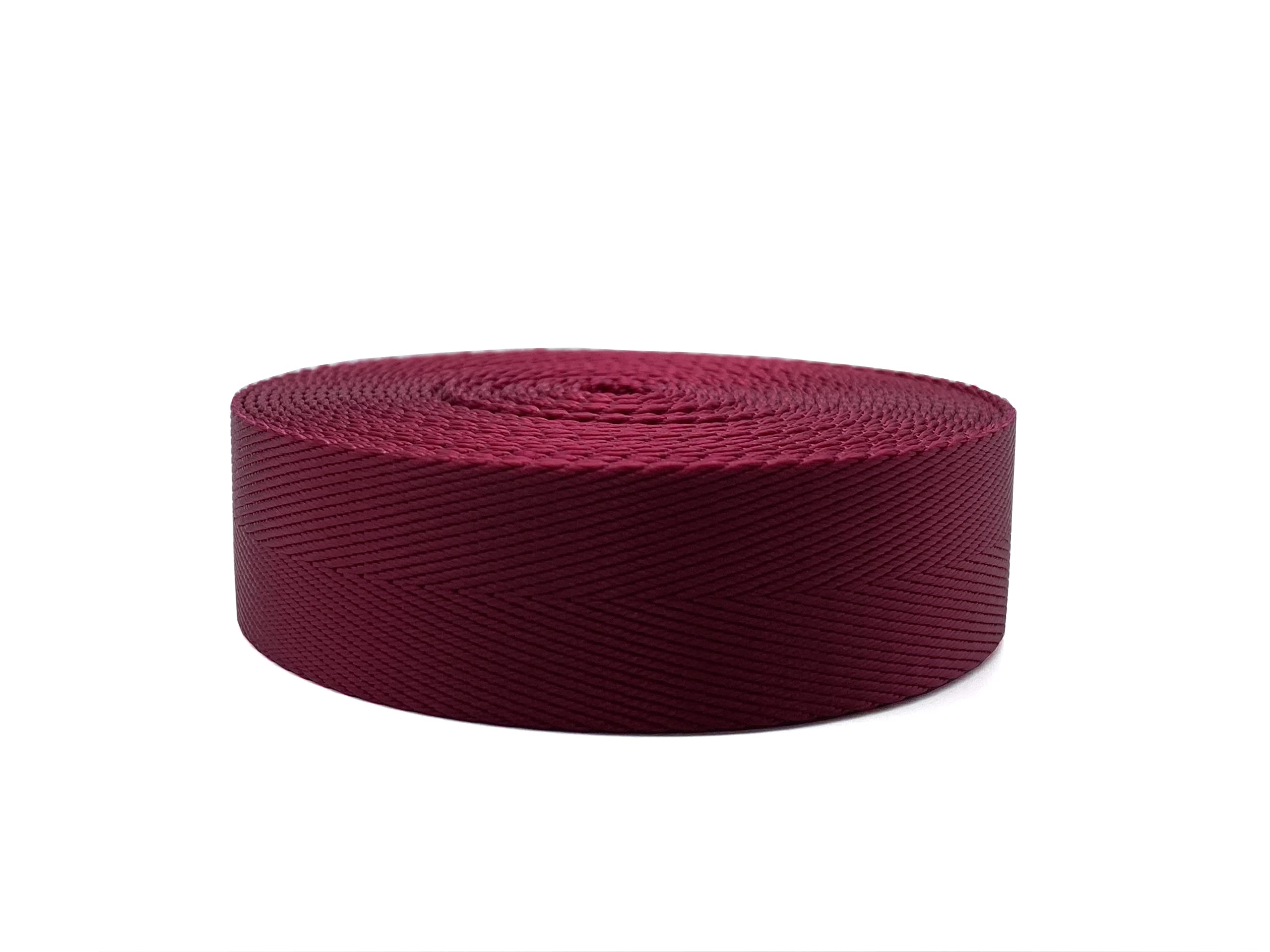 Nylon Webbing Ribbon 1 1/4 inch (32mm) Heavy Weight red Strap Replacement 5 Yards ZD47