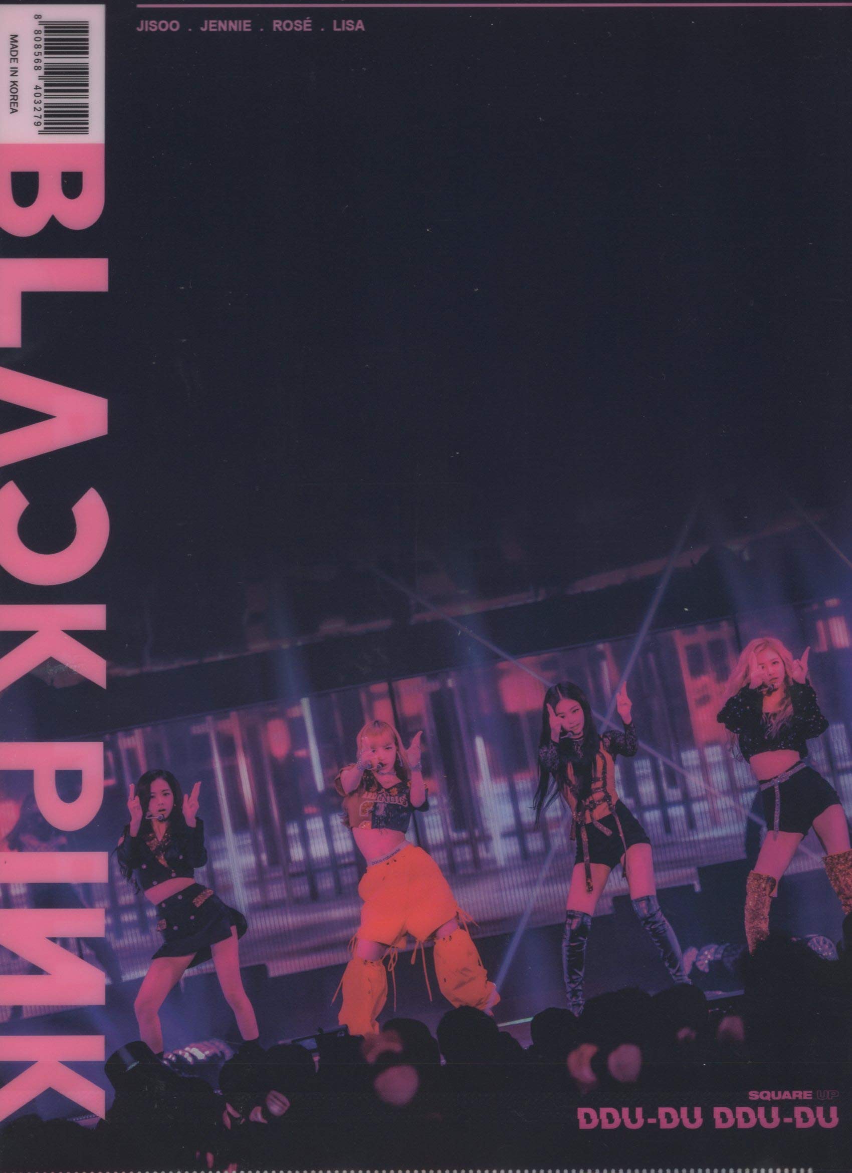 BLACKPINK K-POP クリアファイル BLACKPINK ブラックピンク グッズ クリアファイル A4サイズ K-POP