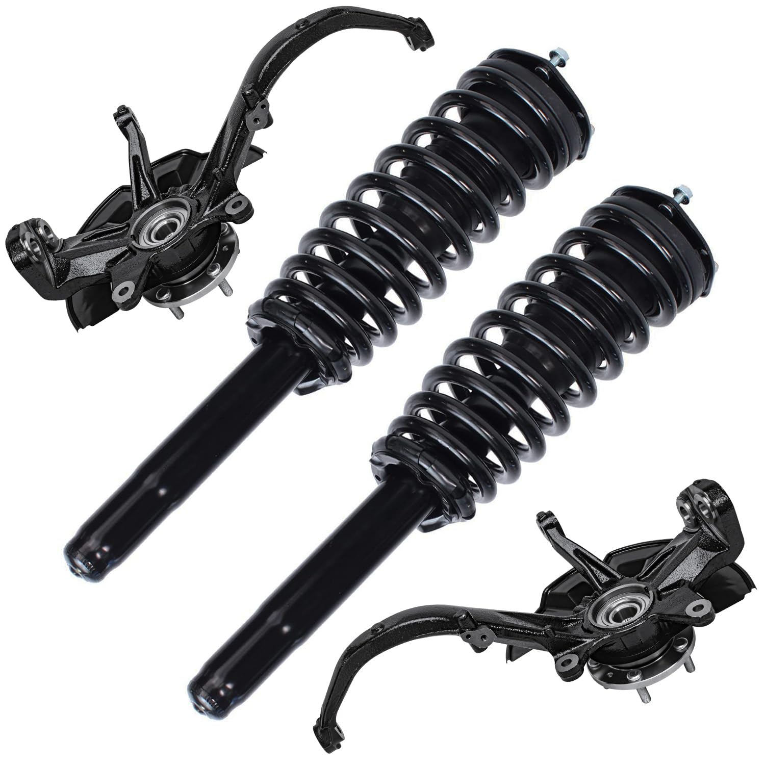 Detroit Axle - Front 4pc Steering Knuckles Kit for 2010-2012 Ford Fusion