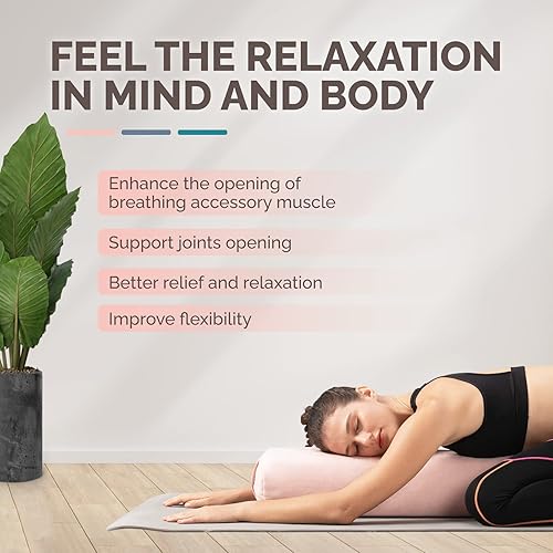 Miniatura 4 de Yes4All Almohada de esponja de triple capa para yoga restaurativo y meditación, almohada versátil de apoyo de yoga, modificación de equilibrio y