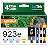 923e 923 Ink Cartridges for HP Printers with Chip Replacement for HP 923XL Ink Cartridges Combo Pack for HP923 OfficeJet Pro 8135e 8130e 8139e 8138e 8122e 8120 8124e 8125e 8130 8132e 8134e Printer