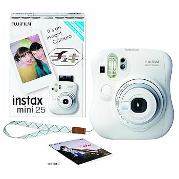 動作良品 FUJIFILM チェキ instax mini 25 ホワイト Amazon.co.jp: 富士フイルム(FUJIFILM) チェキ インスタント