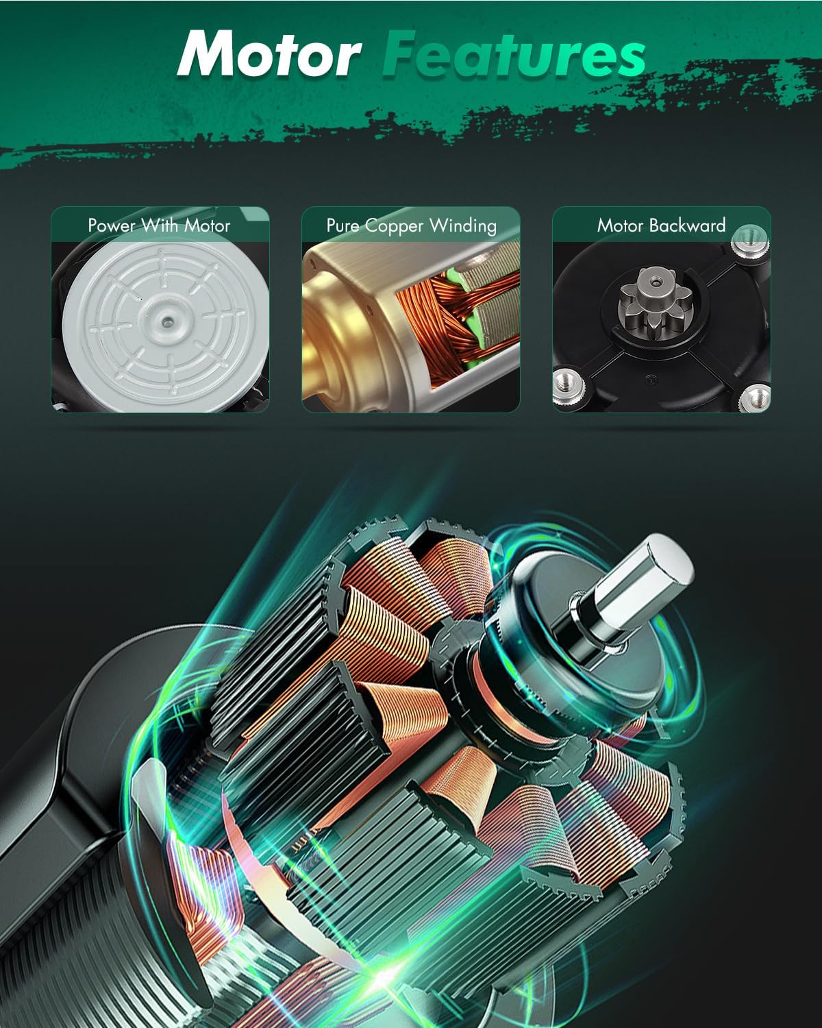 SCITOO Power Window Lift Motor 2001 2002 2003 2004 2005 2006 2007 for Toyota for Sequoia,2004-2006 for Toyota for Tundra 742-615,Front Left