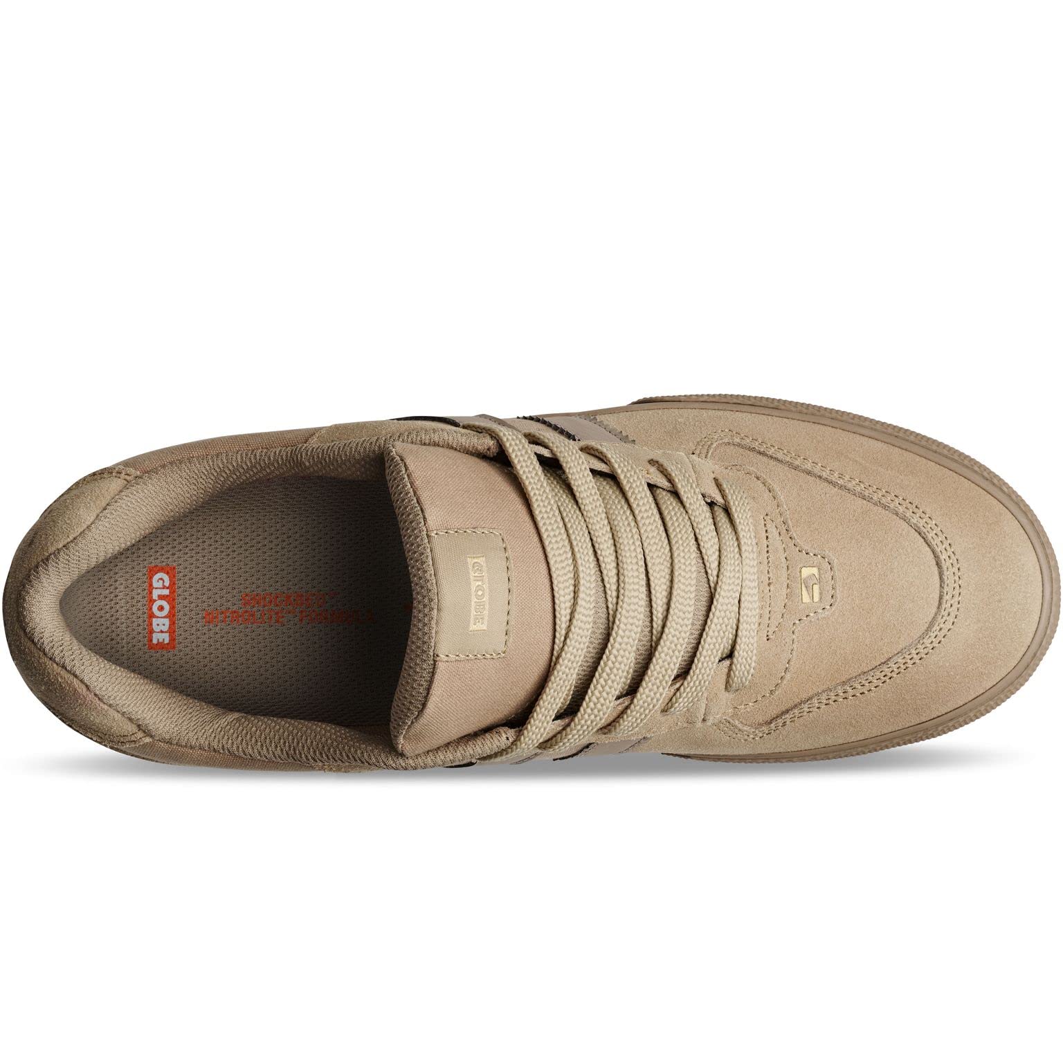 Globe Men's Skate Sneakers, Ochre Gold Dip, 11