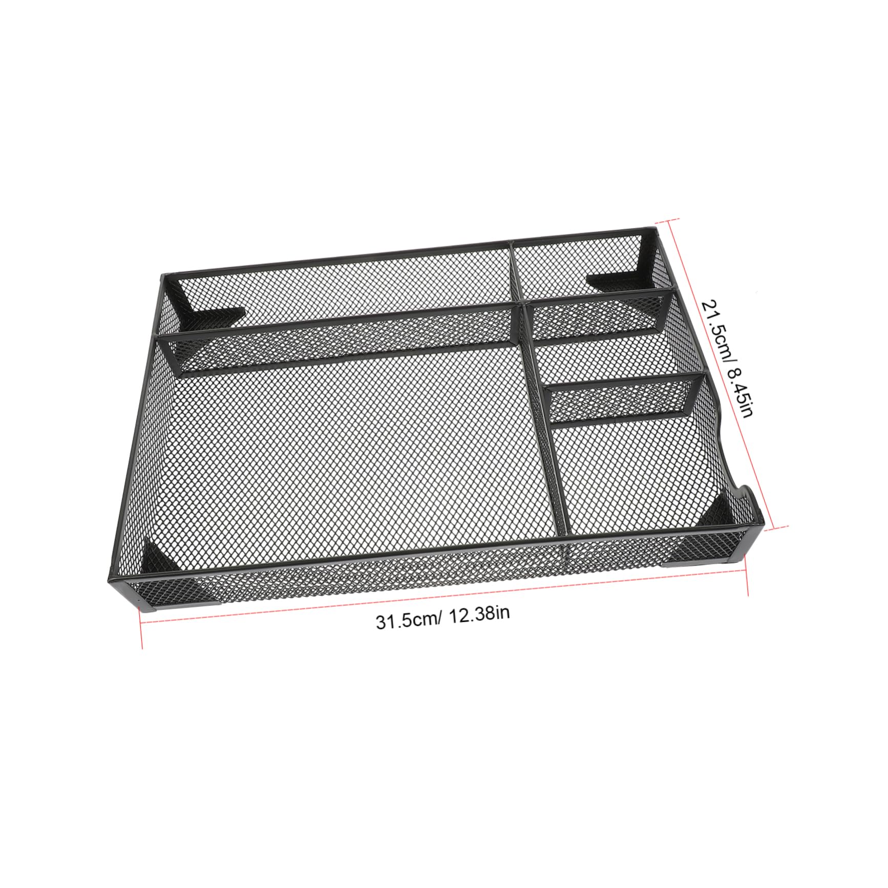 Sewroro Caja de Almacenamiento Malla Metalica para Escritorio Organizador de Archivos para Oficina Portadocumentos para Escritorio Almacenamiento