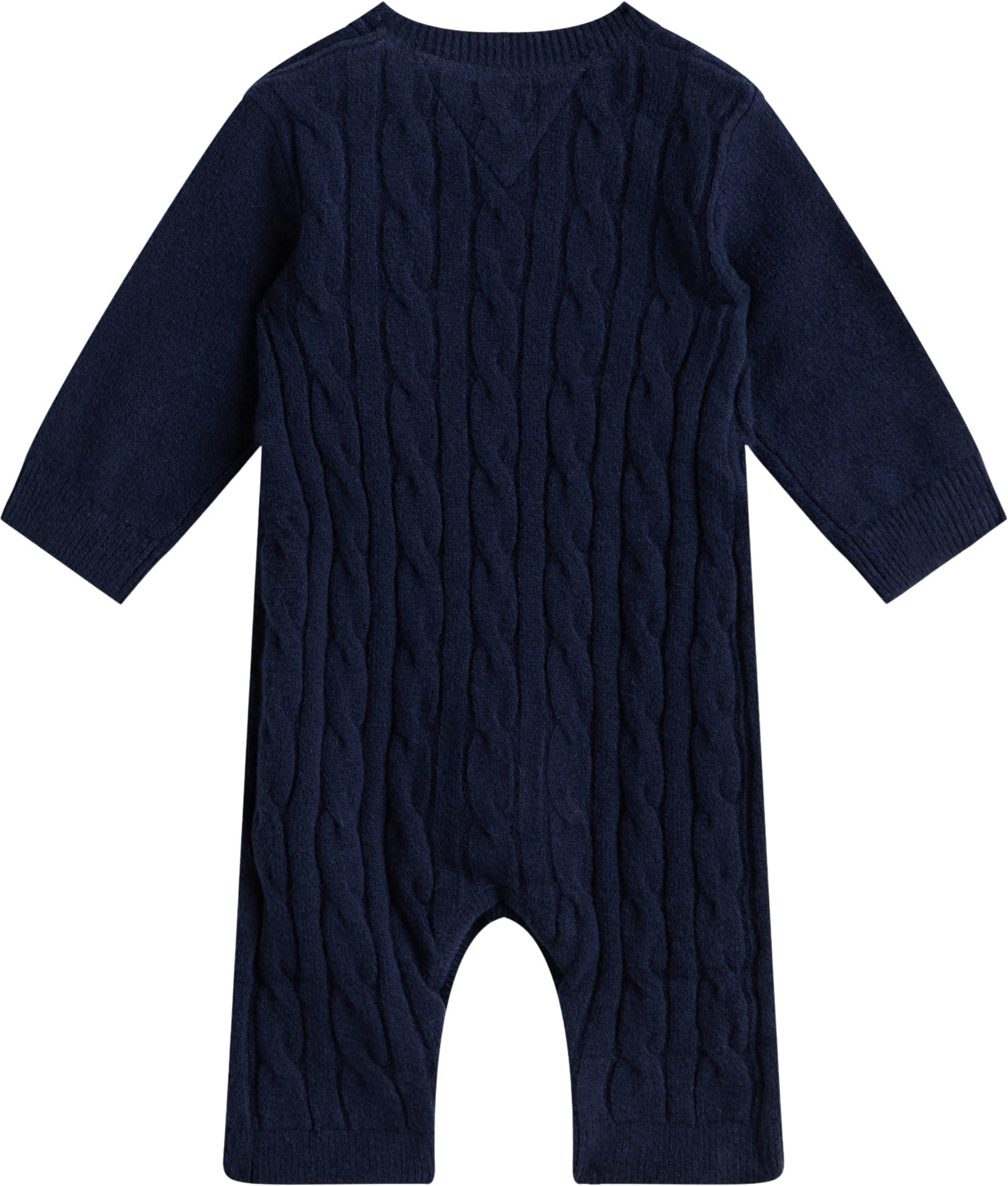 Tommy Hilfiger Unisex Baby Cable Coverall Kn0kn02225 Baby One Piece (1er Pack)