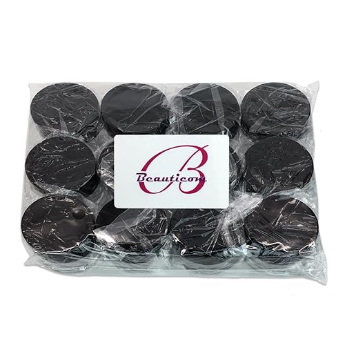 Miniatura 6 de Beauticom - Tarros transparentes redondos de acrílico con tapas para bálsamos labiales cremas maquillaje cosméticos muestras ungüentos y otros