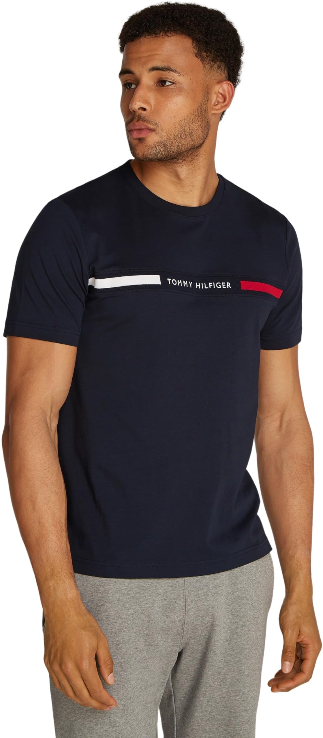 Tommy Hilfiger Herren T-Shirt Rundhalsausschnitt