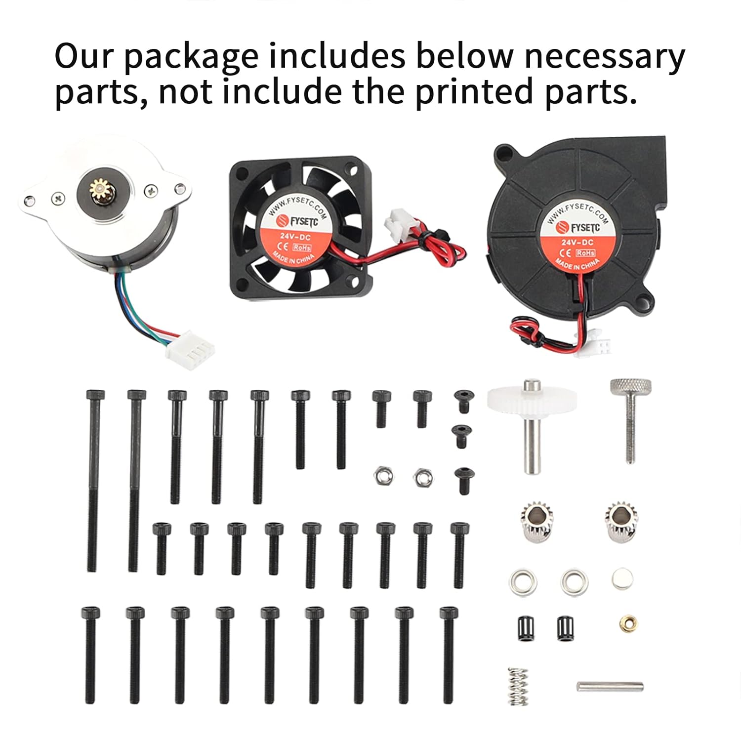 FYSETC 3D Printer Parts VoronSteathburner Extruder Head SB CW2 Hotend Hardware Kit No Printed Parts with 36mm Motor Cooling Fan Compatible with Voron2.4 R2 Triden Switchwire Vorn 1.8