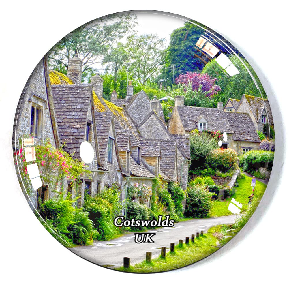 Cotswolds UK Fridge Magnet Refrigerator Freezer Magnet Souvenir Decoration Magnet Sticker Glass Crafts
