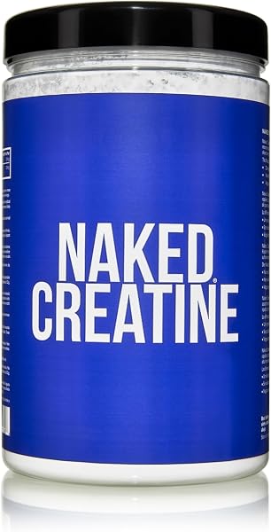 NAKED Czysty mikronizowany monohydrat kreatyny w proszku – bezsmakowy, 500 g – wegański, bez GMO, glutenu, soi i dodatków – wspomaga wzrost i siłę mięśni – 147 porcji