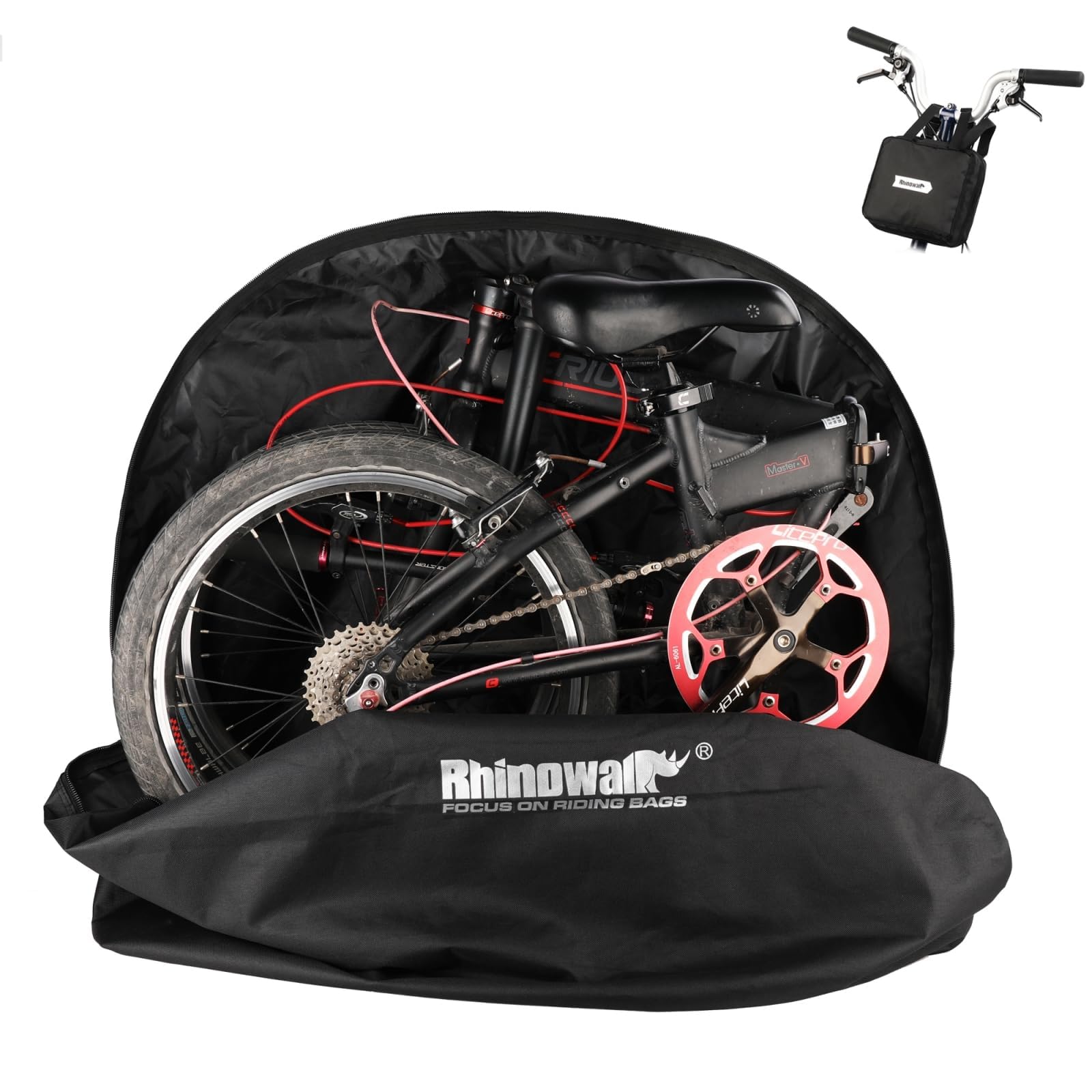 Sac de transport pliable pour vélo 50,8 cm - Housse de protection