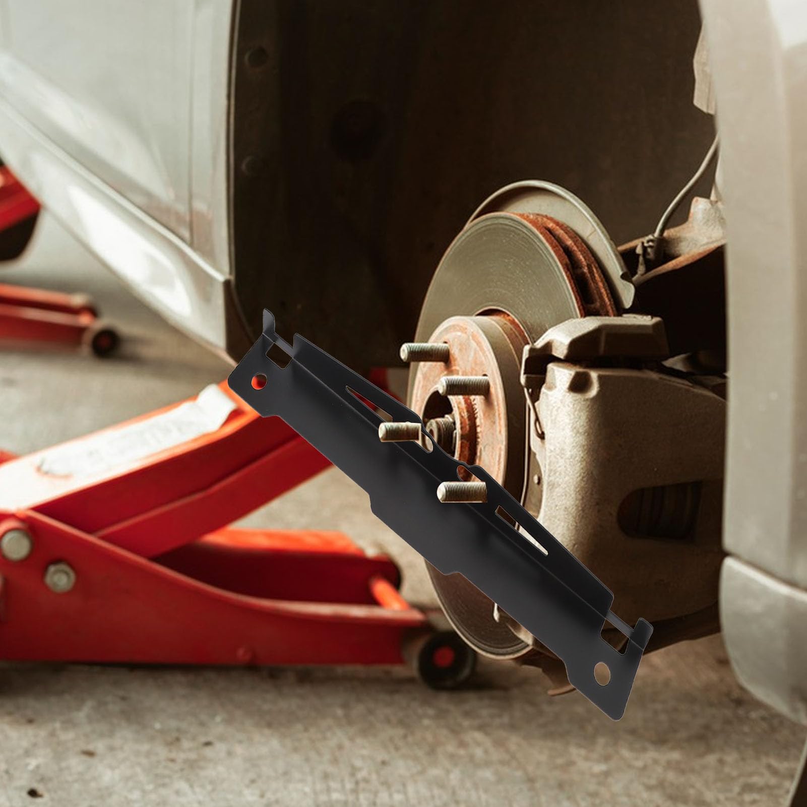 Piastra per Strumenti di Allineamento Ruote Strumento di Misurazione Accurata in Ferro per SUV ATV UTV, di Allineamento Semplificato per Meccanica Fai-da-Te, Nero, 2 Pezzi