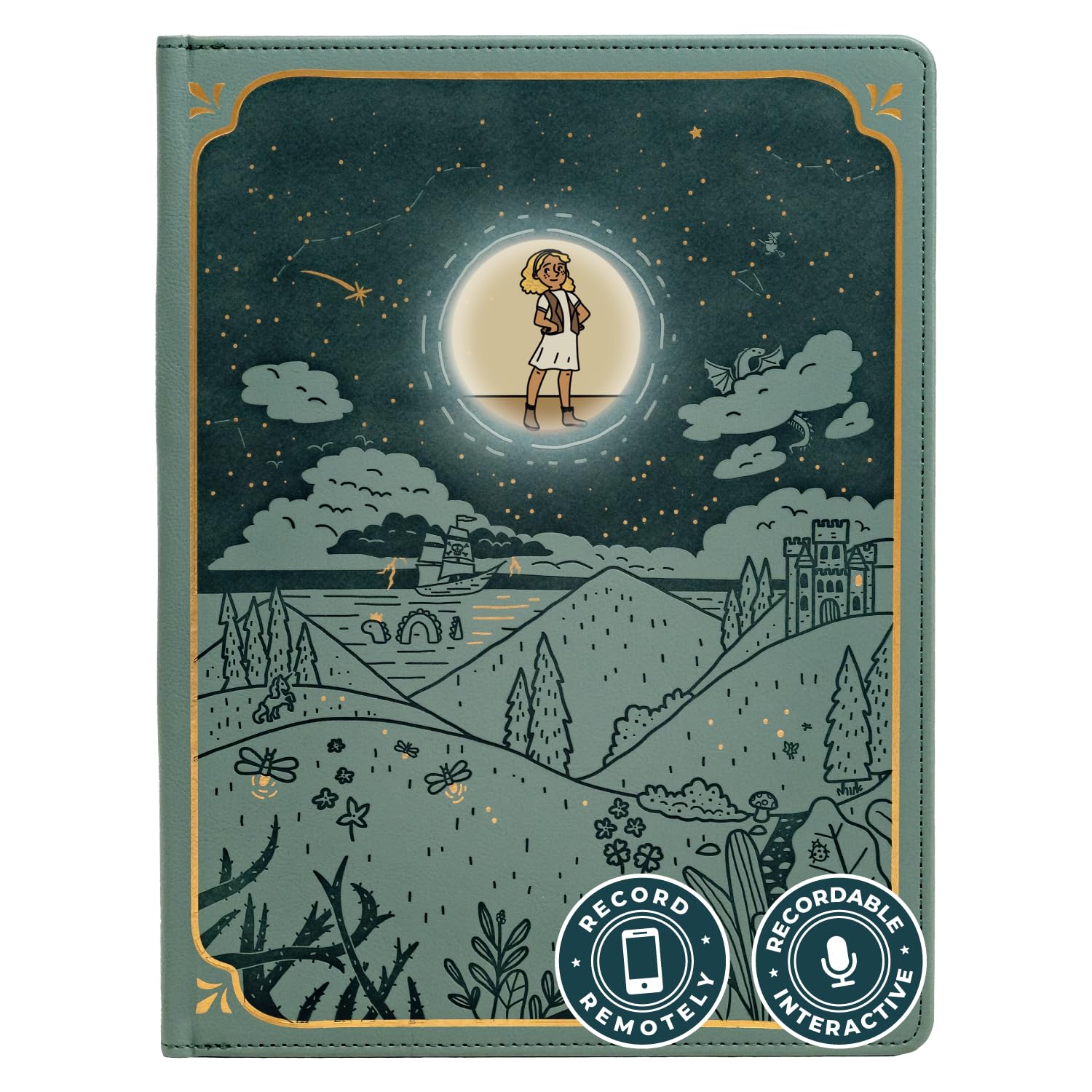 Cali’s Books Goldilocks and The Three Bears - infinibook Reader Recordable Storybooks for Kids, Customizable Interactive Audio Book Reader for