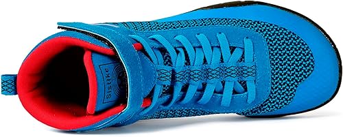 Miniatura 3 de Zapatos de lucha libre para hombre, zapatos de boxeo, fitness, levantamiento de pesas, levantamiento de pesas, suela de caída cero