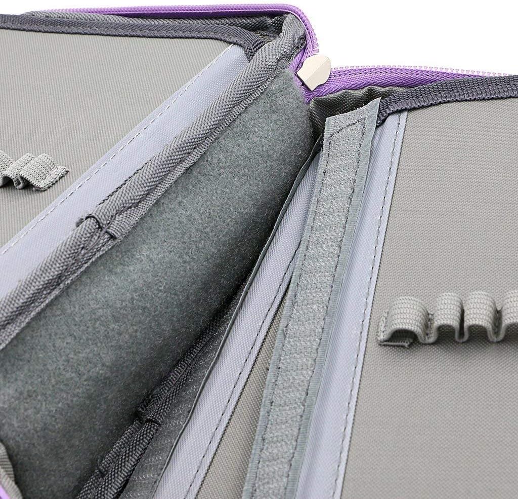 ITODA Pencil Bags,Large-storage Pen Pencil Case Stationery Pouch Bag Case Portable and Multi-layer Canvas Pencil Case Pencil Holder Organizer Stationary Bags for Pens,Pencils and Erasers - Image 4
