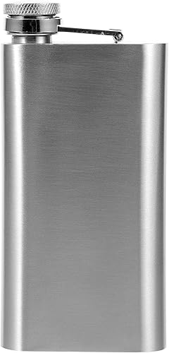 Kisangel Hervidor pequeño de acero inoxidable, jarra de vino portátil, mini botellas de alcohol para hombres, frascos para licor para hombres,