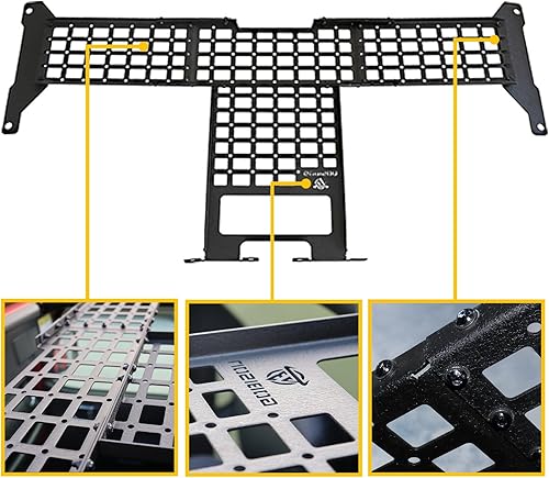 Miniatura 5 de Gobison Molle Panel de techo para Jeep Wrangler JL JLU JT Gladiator 2018-2023 Fácil instalación