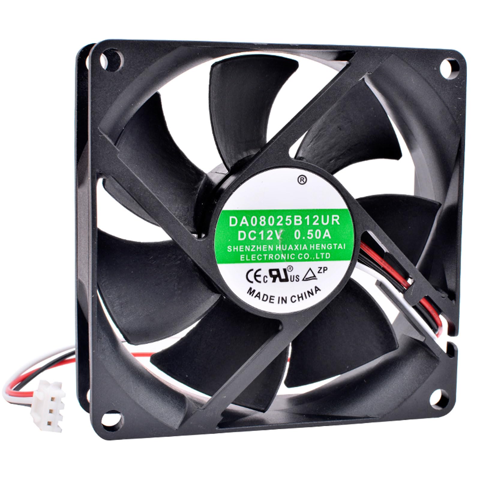 Amazon.com: KIKIFAN DA08025B12UR 8cm 8025 80x80x25mm 80mm Fan