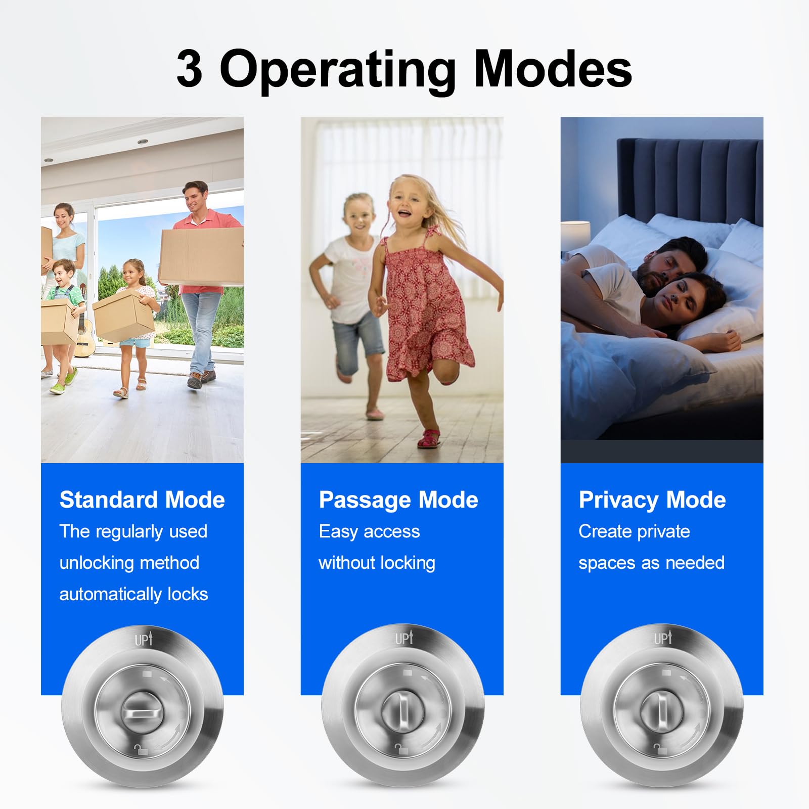 Smart Fingerprint Door Lock - Keyless Entry & App Control -7
