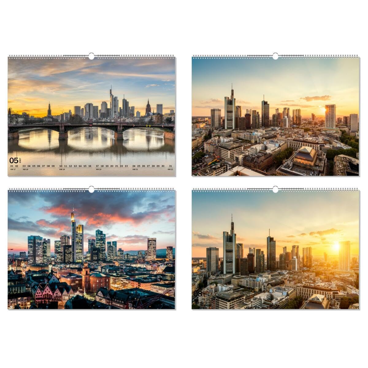 artboxONE Kalender 2027 Frankfurt Wandkalender A2 2027 Städte/Frankfurt