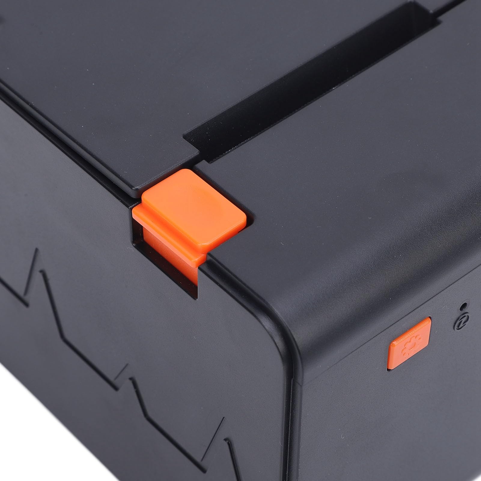 Annadue Drukarka do Papieru Termicznego 58 Mm, USB i Bezprzewodowy w Trybie Podwójnym Drukarka do Odbioru Kodu Kreskowego, prędkość 120 Mm, 203DPI, RJ11 Cashbox (wtyczka UE)