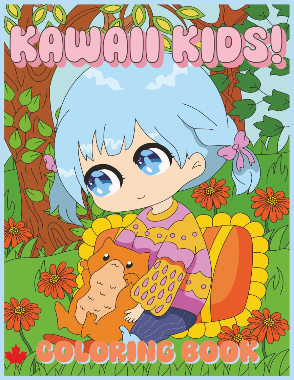 KAWAII KIDS! COLORING BOOK: 30 UNIQUE COLORING PAGES, BONUS ACTIVITY PAGES, FOR ALL AGES