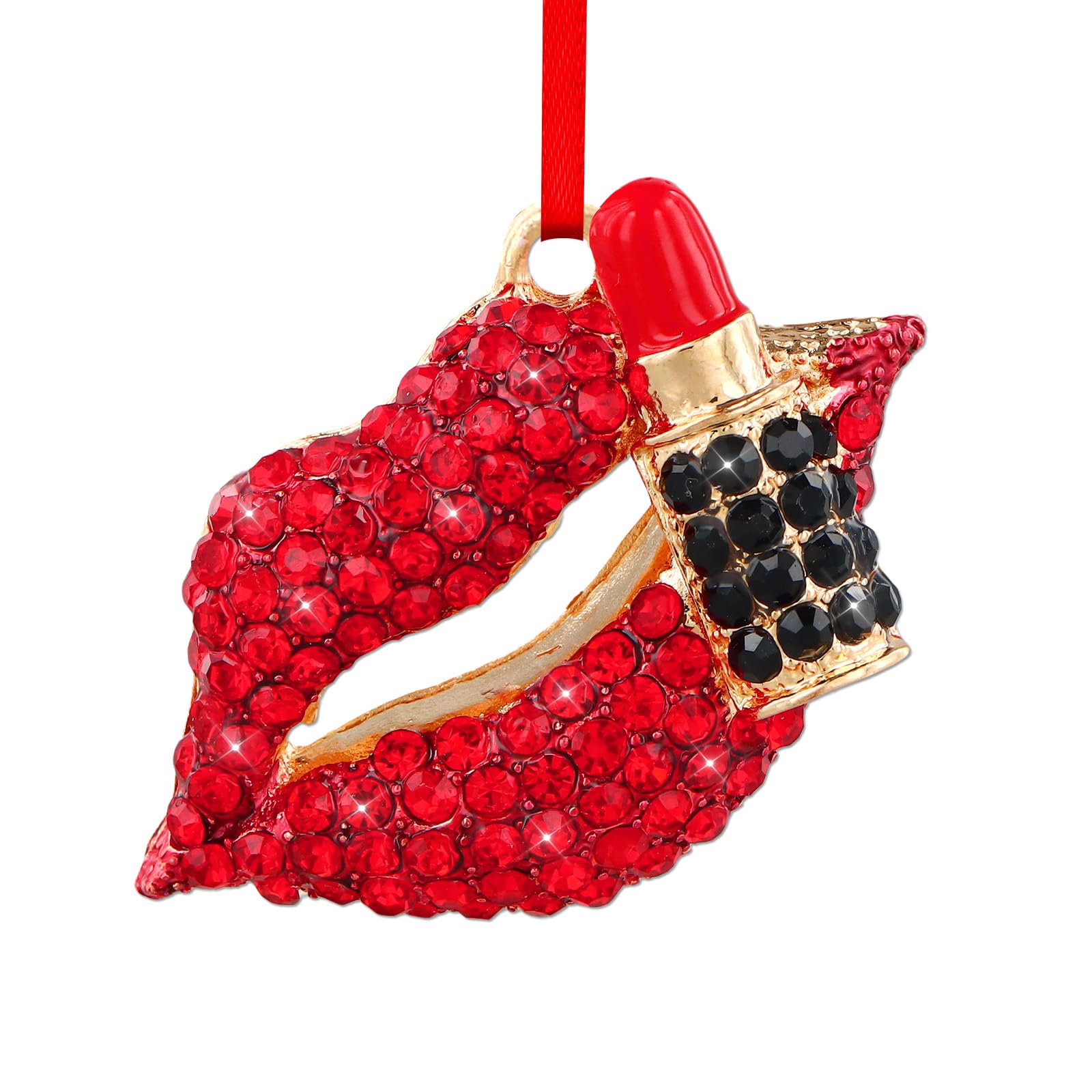 新品 VONDELS オーナメント 赤い唇リップス アスティエ Z25 Amazon.com: WhatSign Red Lips Lipstick Christmas Ornament - Makeup