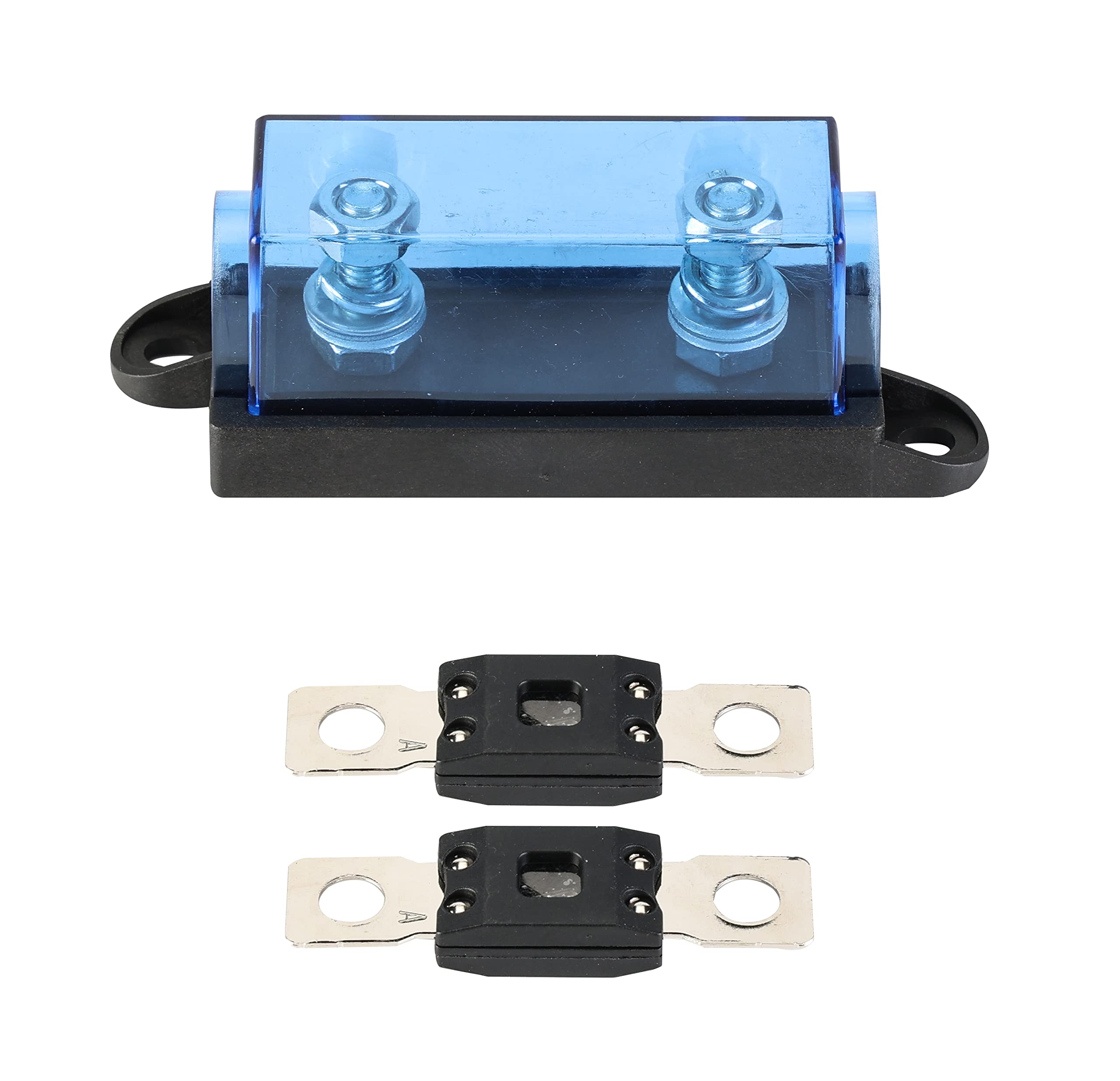GLOSO BDFM MEGA/AMG Fuse, Bolt Down Fuse M8 5/16" (40A - 3 Pack), Black - Image 2