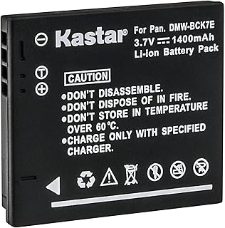 Kastar 1-Pack DMW-BCK7E Battery Replacement for Panasonic DMW-BCK7 DMW-BCK7E DMW-BCK7GK DMW-BCK7PP ACD-341, NCA-YN101F NCA-YN101G NCA-YN101H NCA-YN101J Battery, DE-A92, DE-A91 DE-A91B Charger