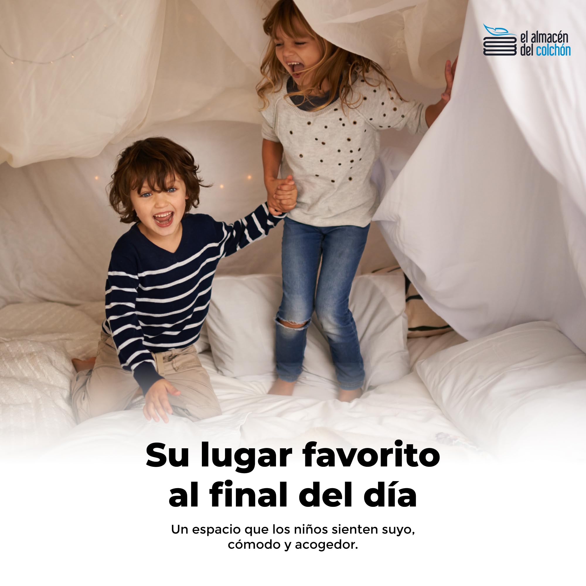 El almacén del colchón, Modelo Ten colchón Infantil 10cm con núcleo HR ECOPUR, Ideal para Uso Ocasional, Camas supletorias y niños - Transpirable y Ligero 90 * 200