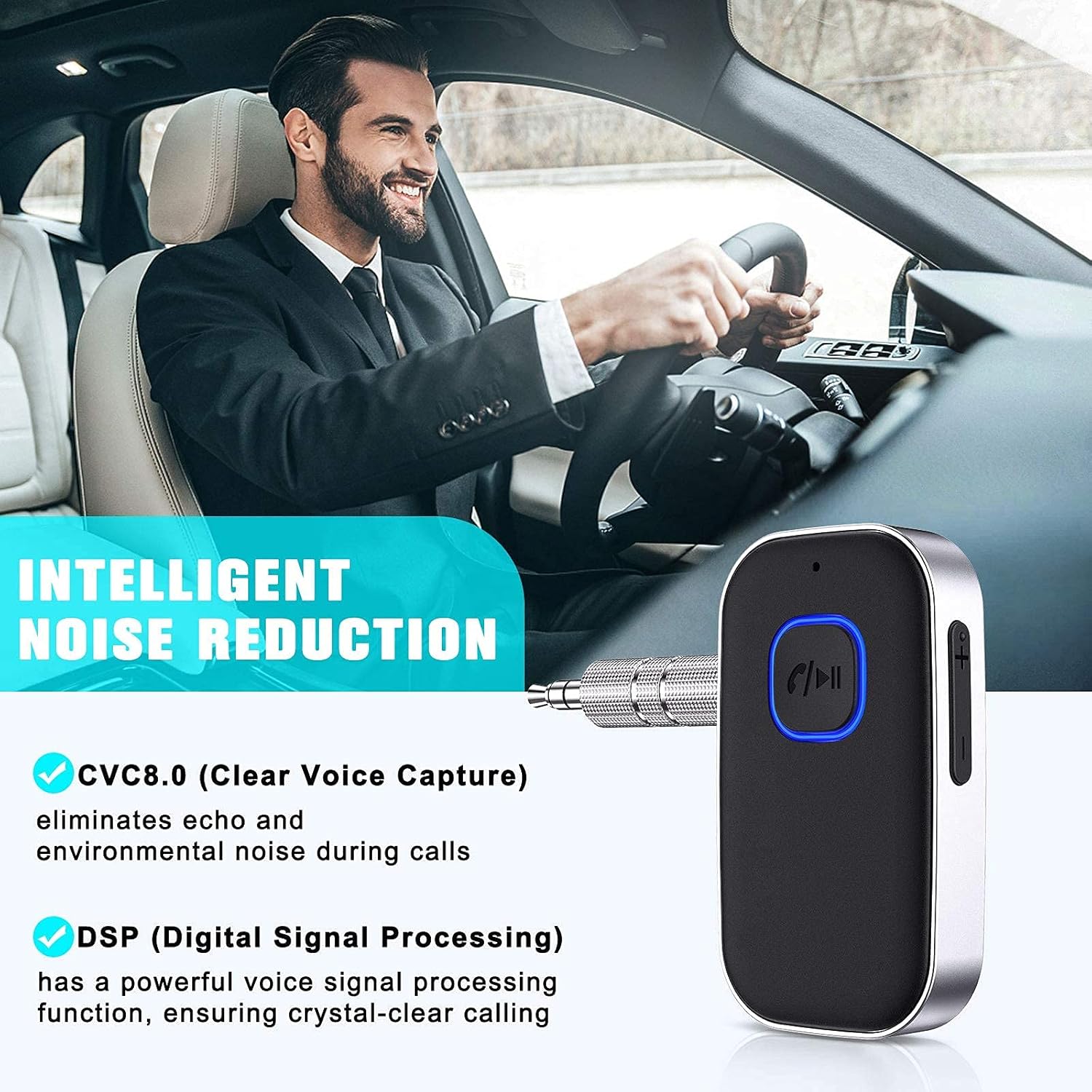 COMSOON Bluetooth 5.0 Receiver for Car X1 + Bluetooth FM Transmitter X1 : Electronics