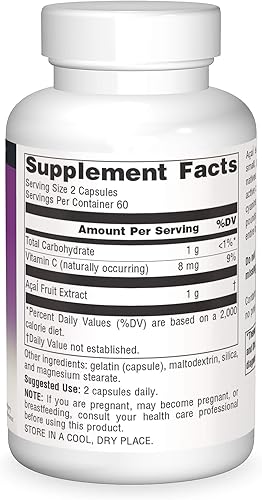 Miniatura 2 de Source Naturals Extracto de Acai 500 Mg Cápsula, 120 unidades