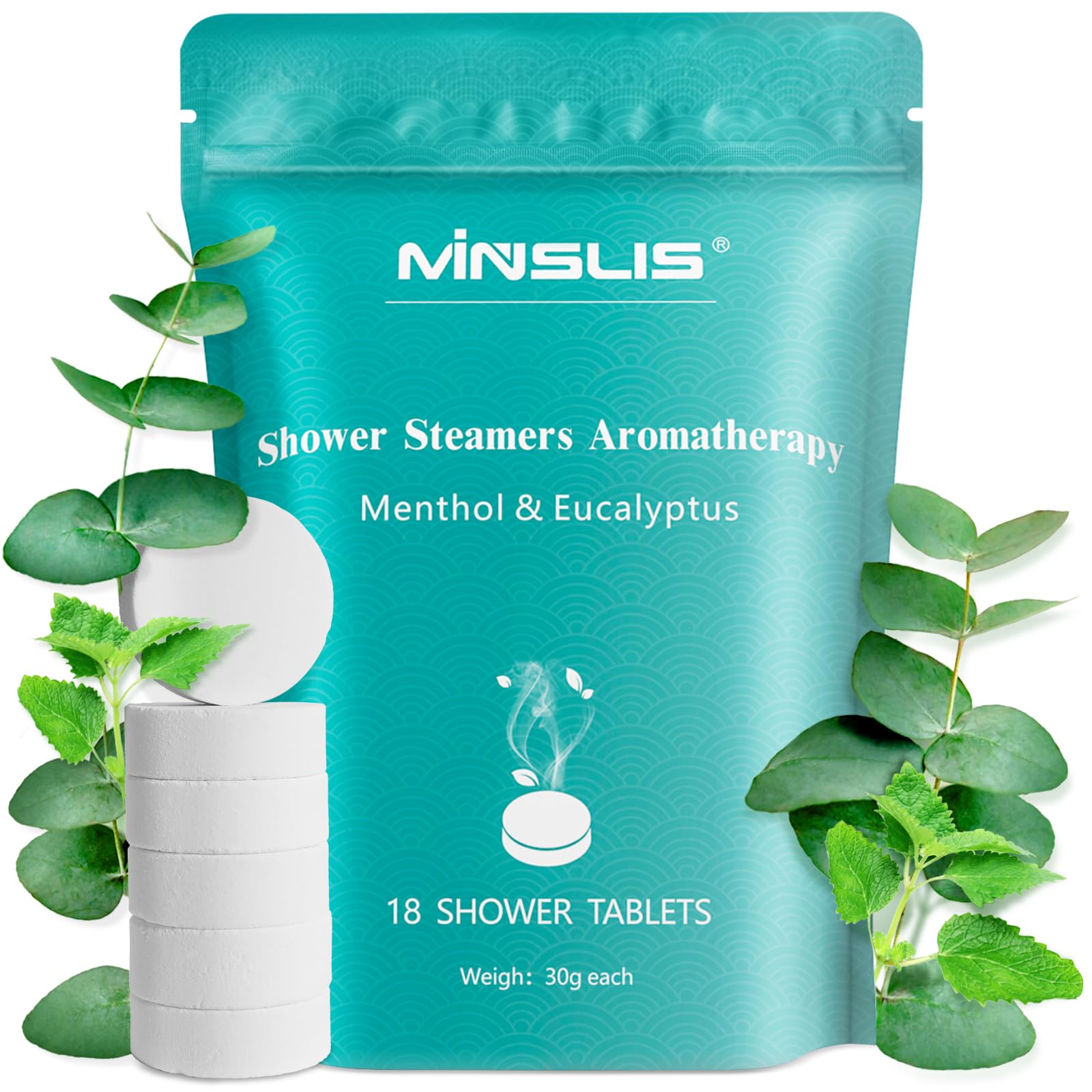 Shower Steamers Aromatherapy 18-Pack Eucalyptus & Menthol