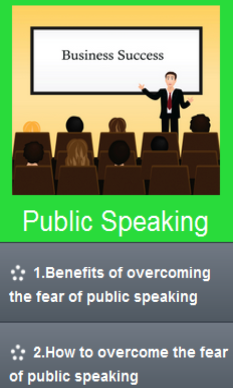 Public Speaking-App im Amazon Appstore