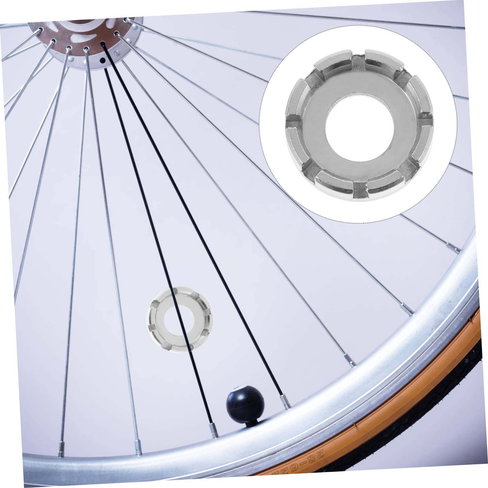 Abaodam Torque Wrench for Bike 6pcs Stainless Steel Bicycle Spoke Wrench Set Multi-use