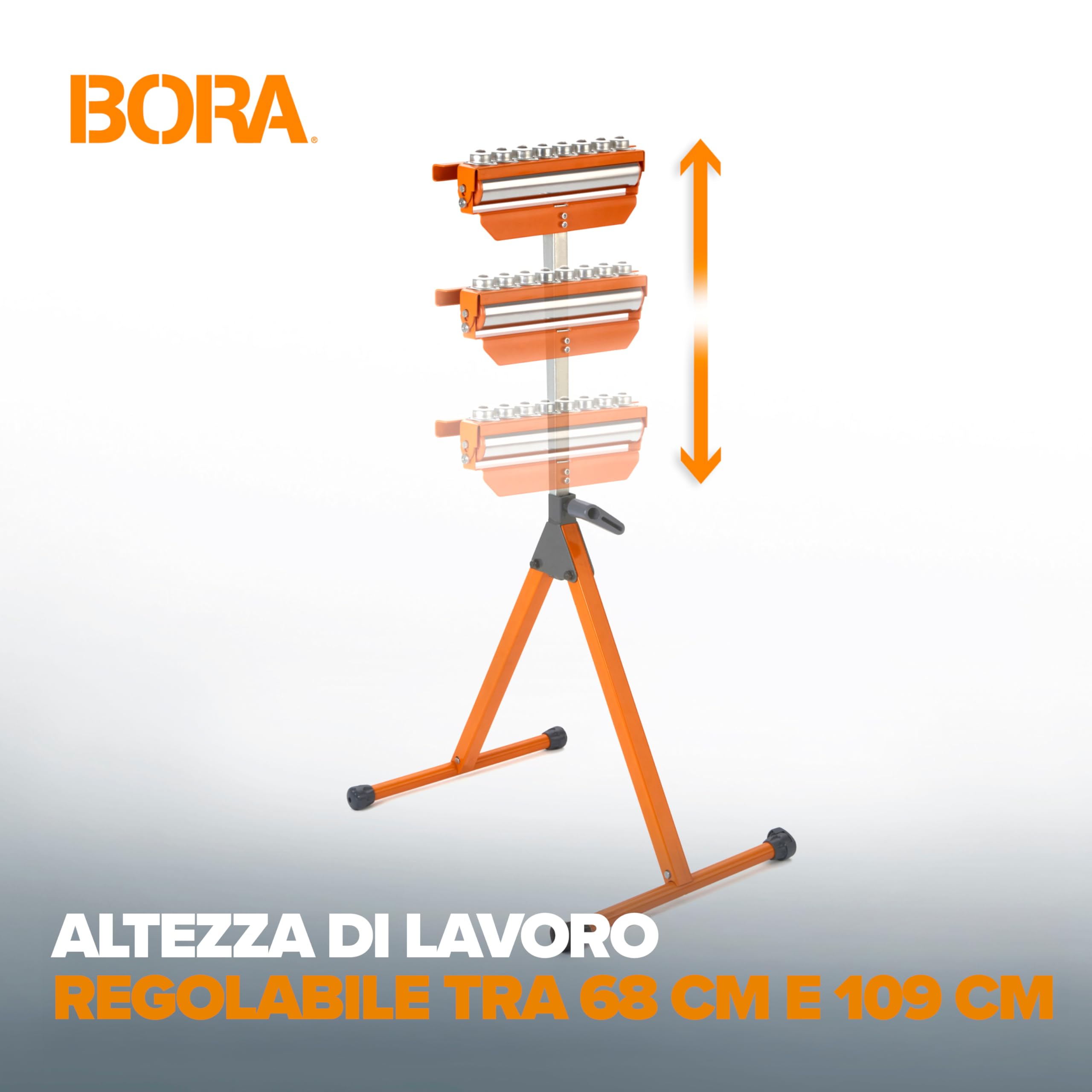 Portamate supporto pm-5093 Tri funzione piedistallo 28,6 cm in acciaio lucido 6 Ball multi-directional Rollers