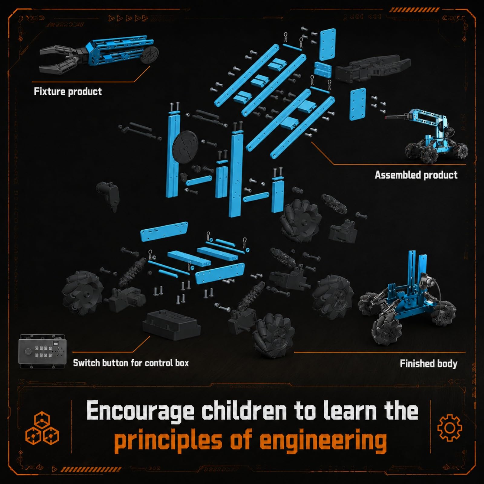 Amazon.com: VANLINNY Robot Arm,STEM Project for Boys Age 8-12