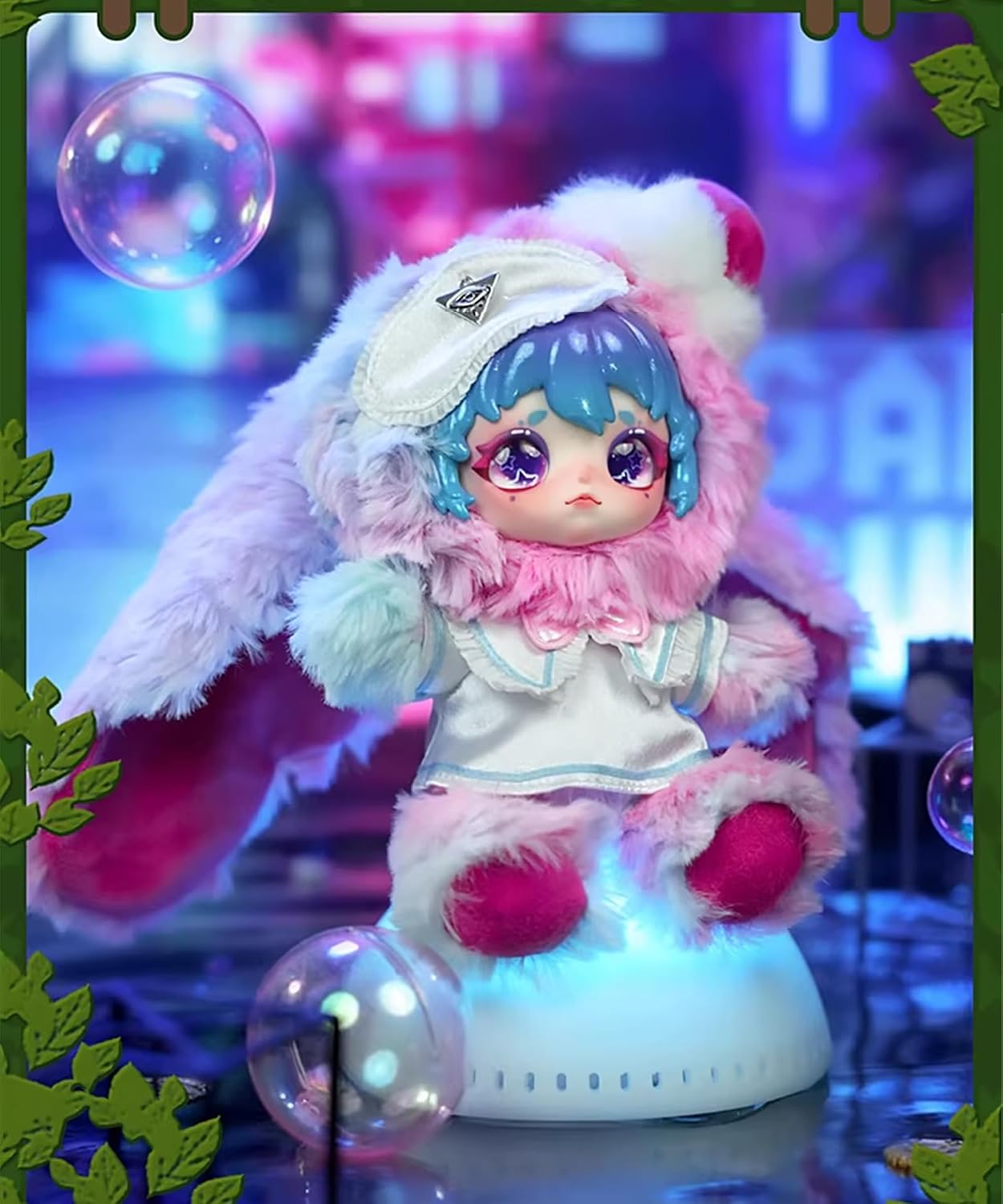 CALEMBOU Plush Blind Box, Cute Dumia Goodnight Utopia Series Soft Stuffed Keychain, Kawaii Mystery Vinyl Bag Charms Collectible for Birthday Christmas