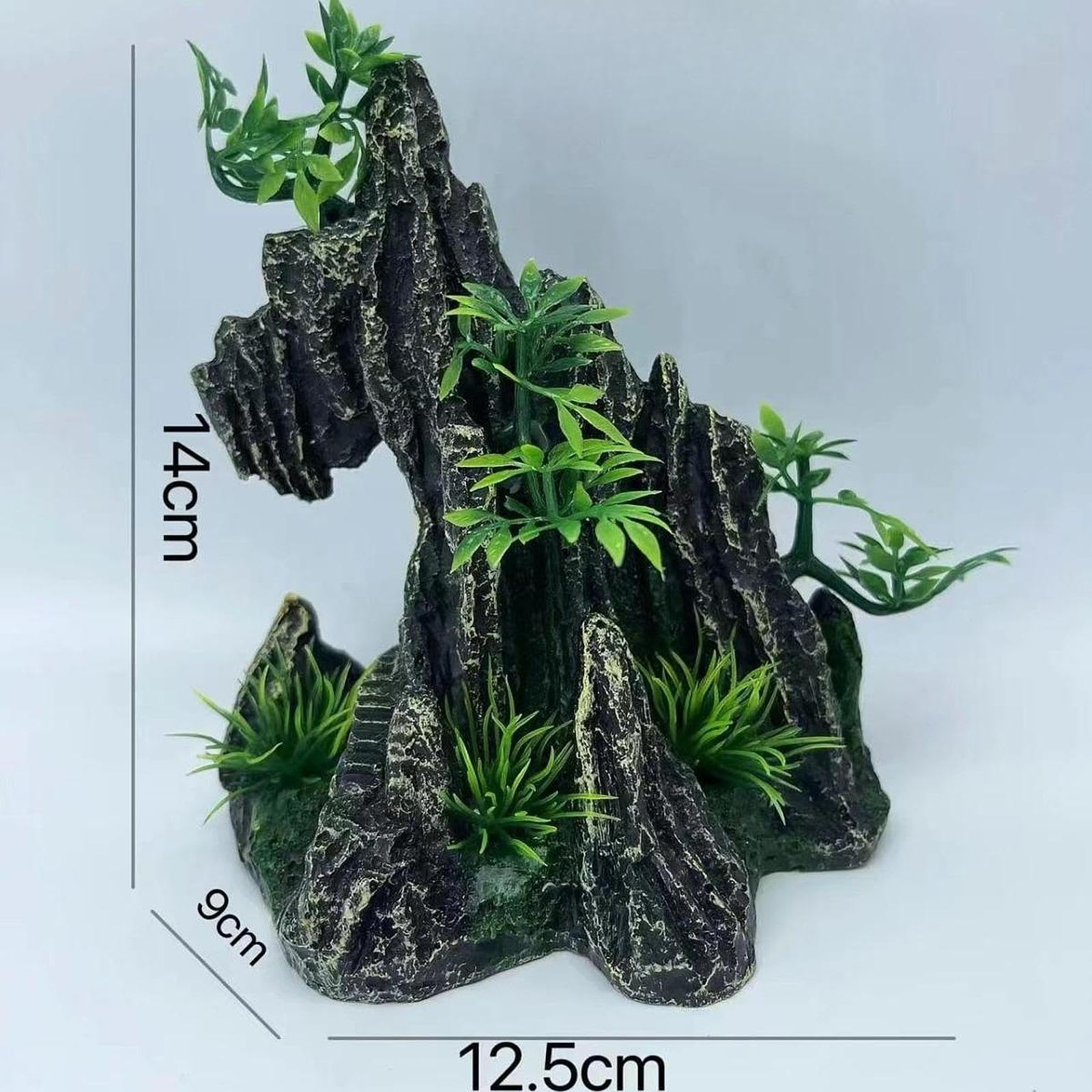 predolo Decoración para Acuarios con Fácil Instalación para Paisajismo Acuático Doméstico, 25cmx23cmx7cm